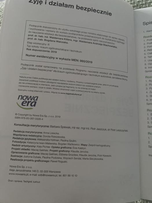 Żyję i działam bezpiecznie