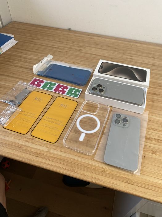 IPhone 15 pro tytan naturalny (CZYTAJ OPIS!)