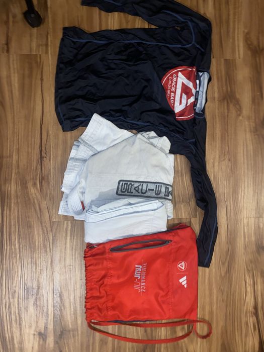 Kimono, bolsa e Rashguard Gracie Barra
