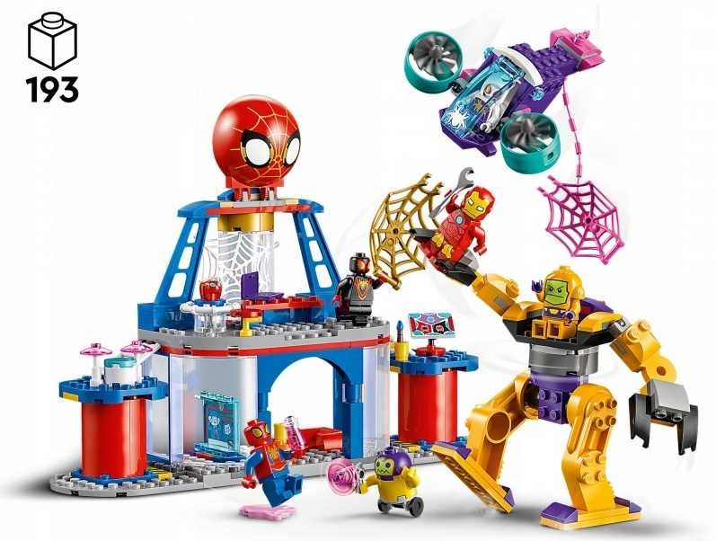 Lego Marvel Siedziba główna pajęczej drużyny. Spider-man. Nowość 2024r
