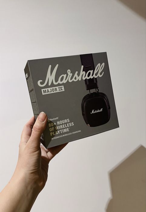Навушники Marshall Major IV Bluetooth Brown бездротові накладні