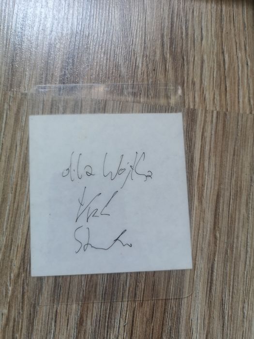 Autograf Kazik Staszewski
