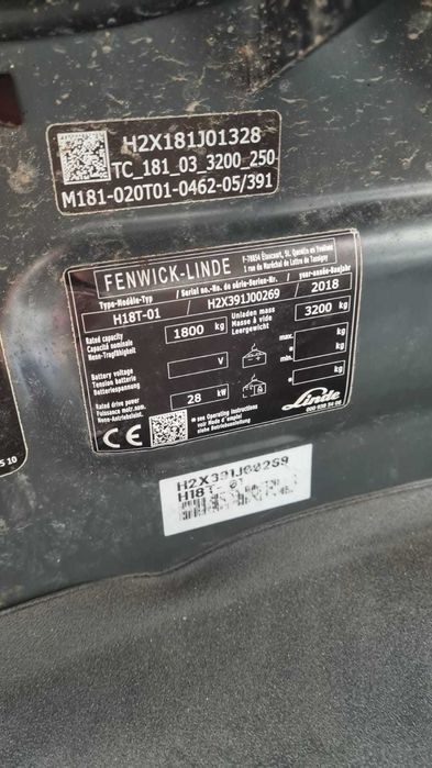 Wózek widłowy Linde H18T 2018r