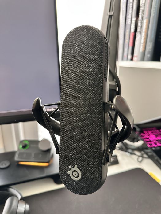 SteelSeries Alias Pro + Boom Arm | Kompletny zestaw | Stan idealny