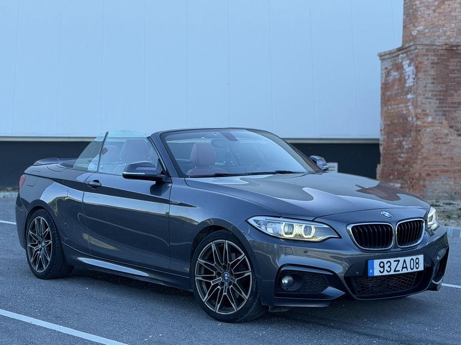 BMW 220d pack M 8hp Cabrio 2.0d 190cv COM APENAS 114 MIL QUILÓMETROS
