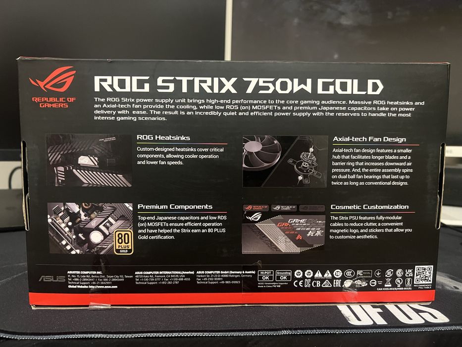 ASUS ROG Strix 750W Gaming Power Supply