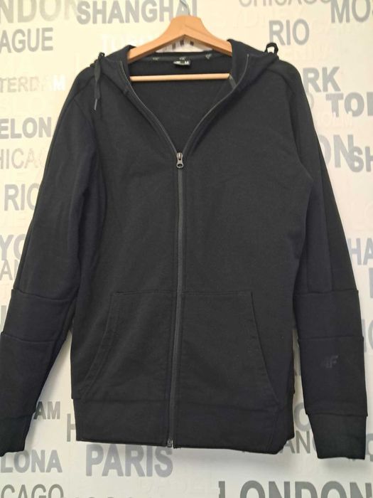 bluza 4F rozpinana kaptur męska czarna r.M
