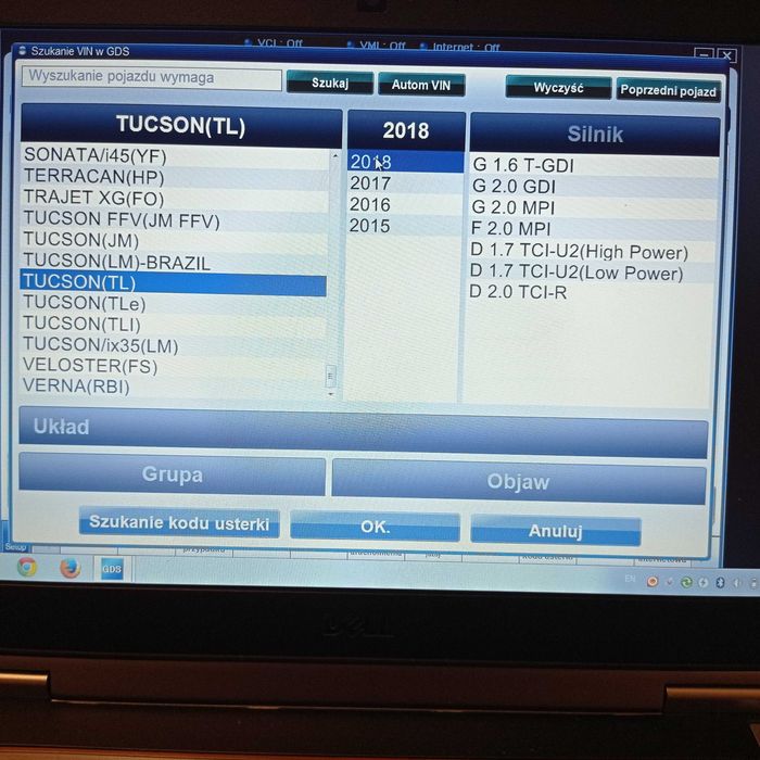 Laptop Dell Latitude 6320 Diagnostyka GDS Kia ,Hyundai