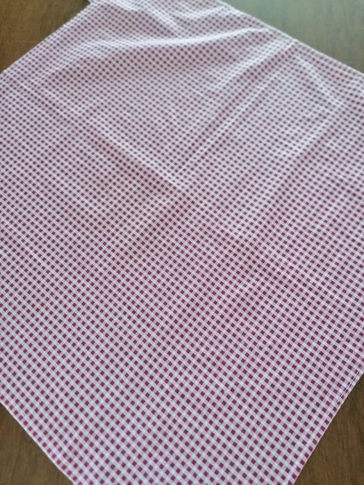 Chusta w kratkę 100% bawełna rozmiar 68x69cm