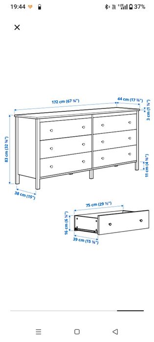 biała komoda Ikea