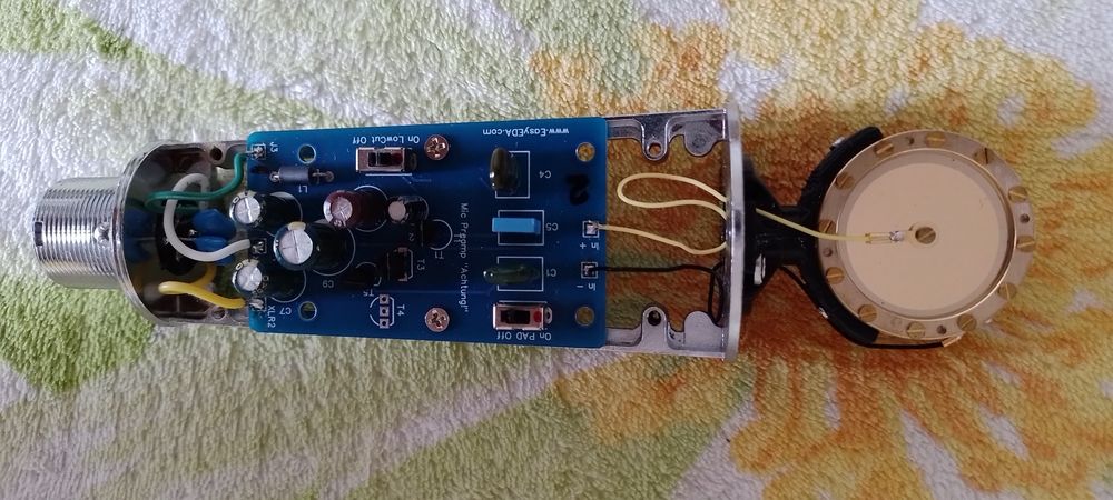 Студийный конденсаторный микровон.Капсюль К47. Корпус U87