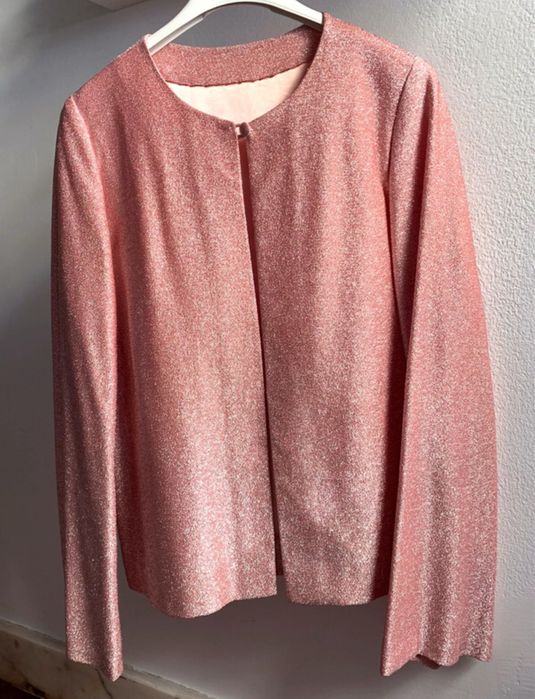 Casaco vintage cor de rosa