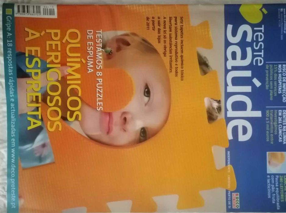 10 revistas TESTE SAÚDE da DECO LOTE 2