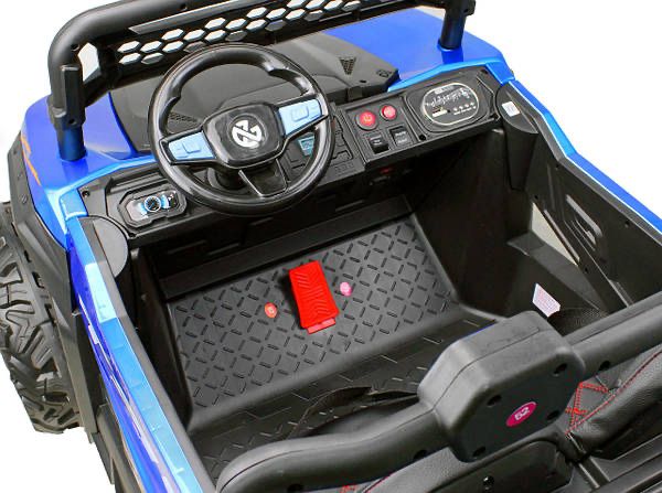 Електромобіль BUGGY Pro Max Синій/Сірий
