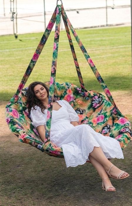 кресло подвесное садовая качеля подвесная 1 м гнездо детская взрослая