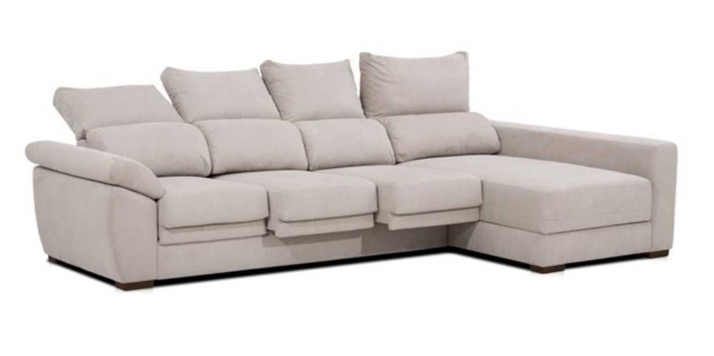 Sofa de sala com chaise longue