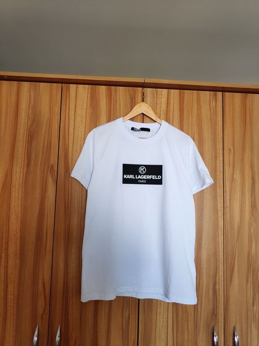 Футболка Karl Lagerfeld luxury big logo Italy
