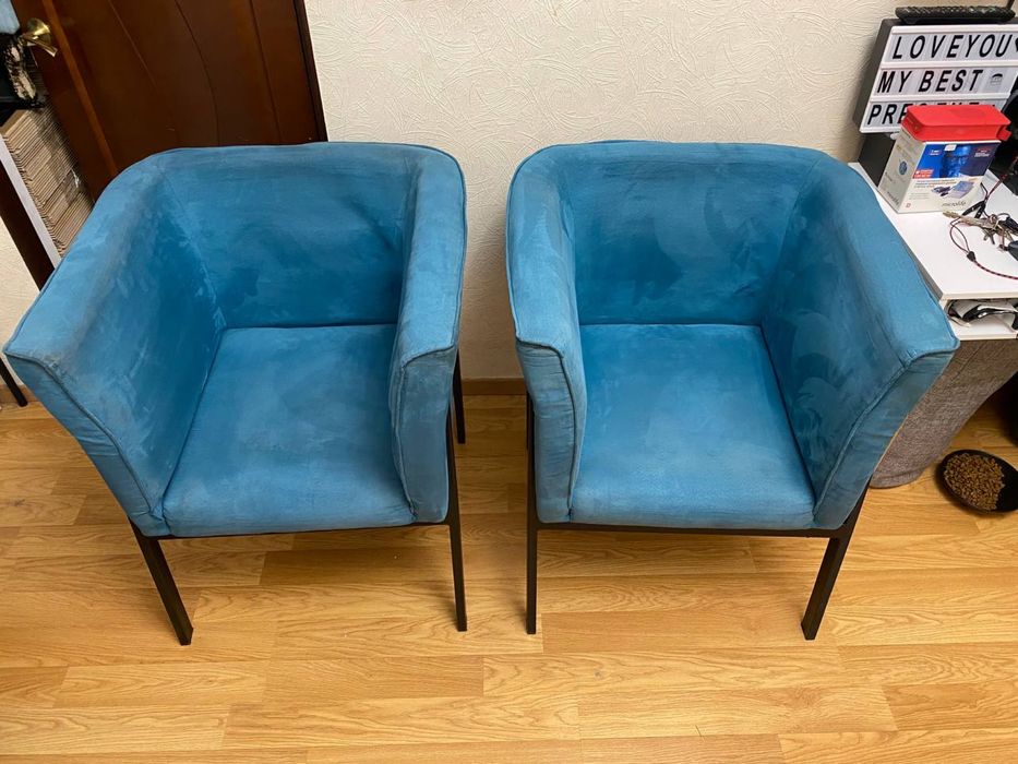 Крісла  в силі лофт бархатисті