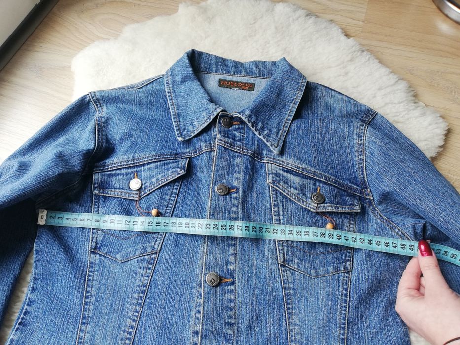 Modna katana / kurteczka jeansowa retro boho hippie Huilong Donnalo M