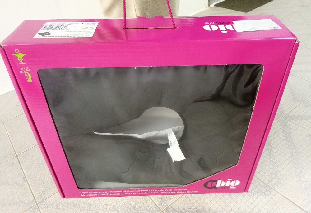 Almofada Coxim anti-escaras (antiescaras) impermeável nova e em caixa