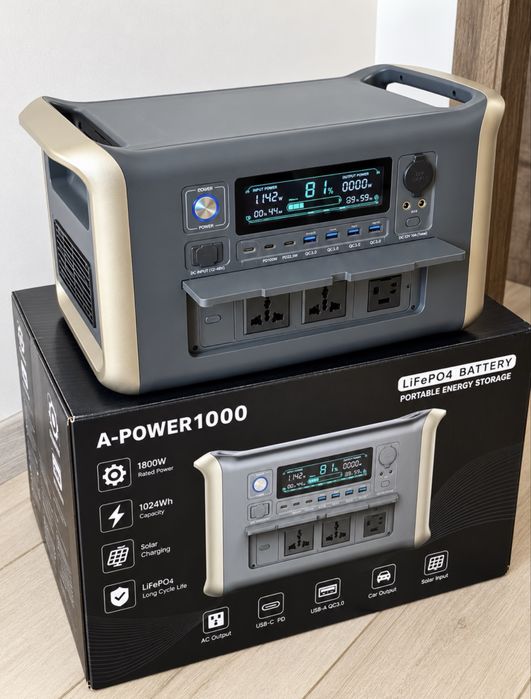 Зарядна станція A-Power 1000 — 1024 Вт·год / 1800 Вт