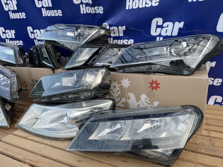 Фара skoda a5 a7 superb 3 led галоген ксенон шкода а5 а7 суперб