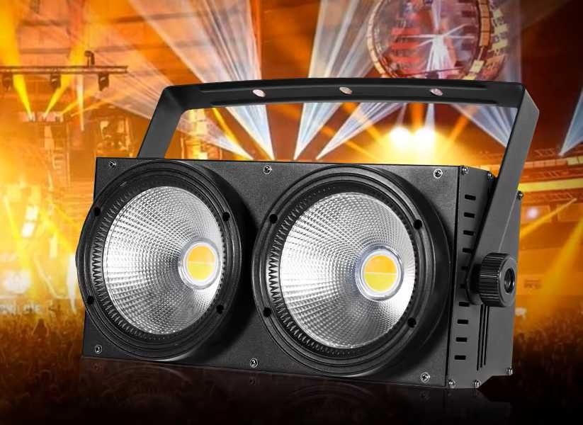 Blinder LED 2x100W WW/CW – Mocny Oświetlacz Sceniczny (nie wash 19x40)