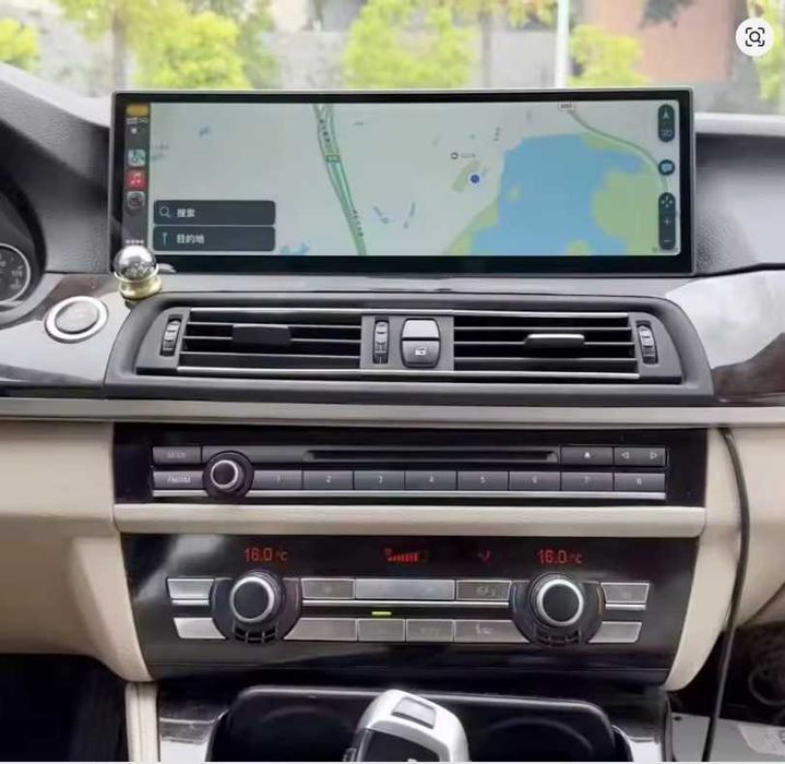 CarPlay Android Auto Radio DAB+ Opcja Android YouTube Bluetooth WiFi 4G MP4 GPS USB BMW 5 F10 F11 NBT