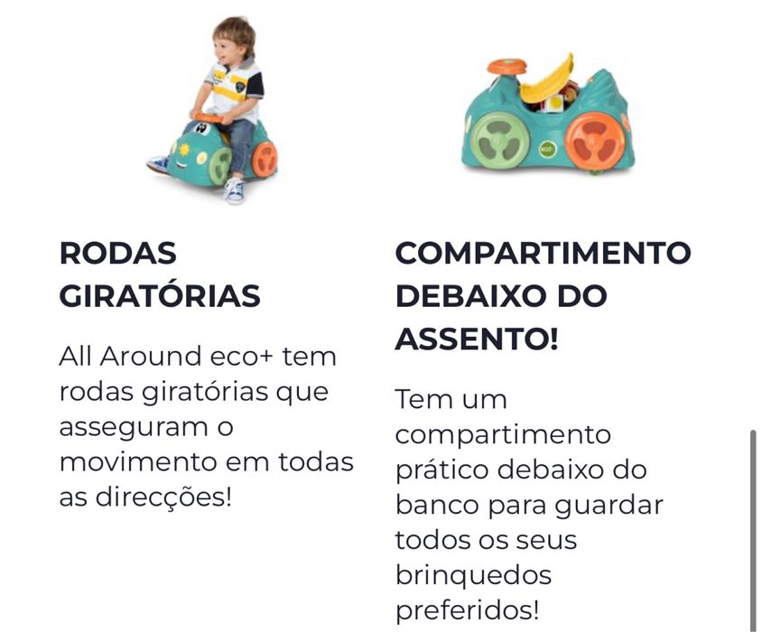 Chicco carrinho cavalgavel All around