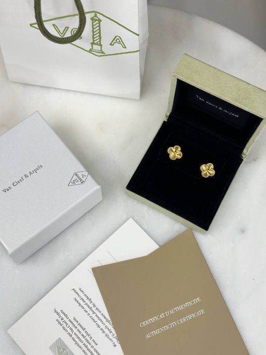 Сережки Van Cleef люкс