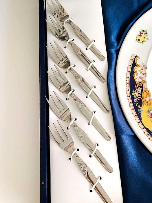 Conjunto de Sobremesa T. Limoges – Pintado à Mão – Caixa Original