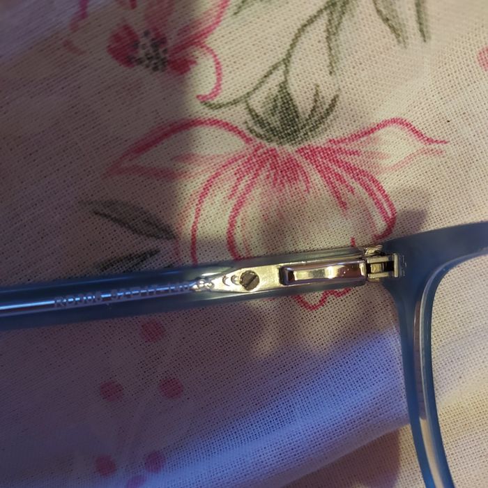Nowa oprawa okulary damskie błękitno -perłowa  cudowna