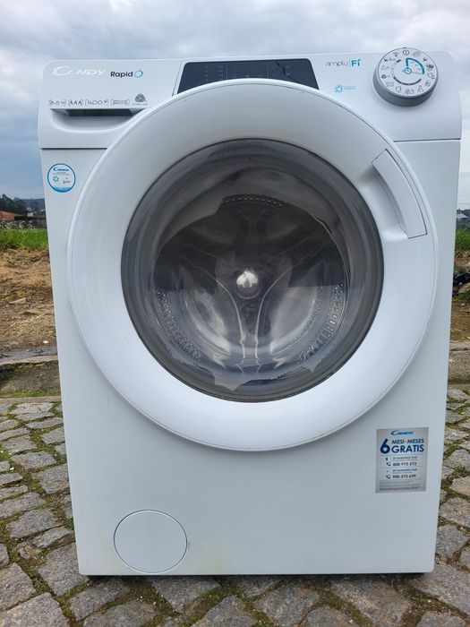 Várias máquinas de lavar e secar roupa com entrega e garantia