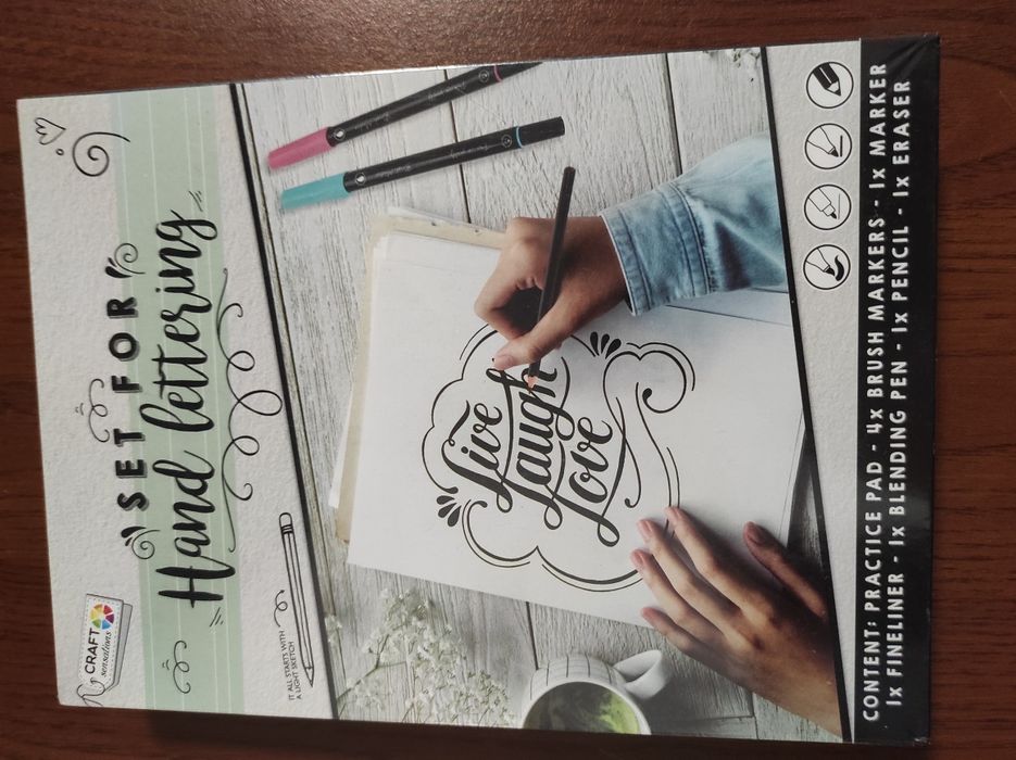 Nowy zestaw do kaligrafii, hand lettering