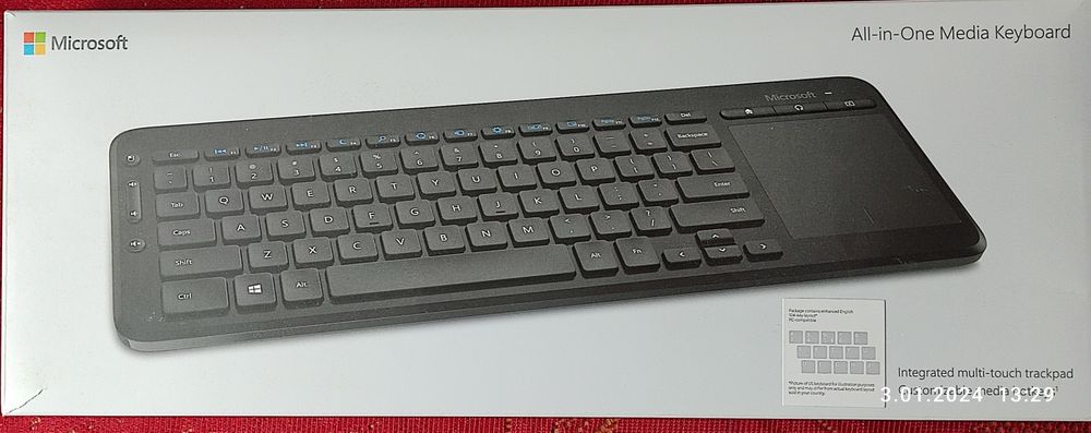 Klawiatura bezprzewodowa Microsoft All-in- one