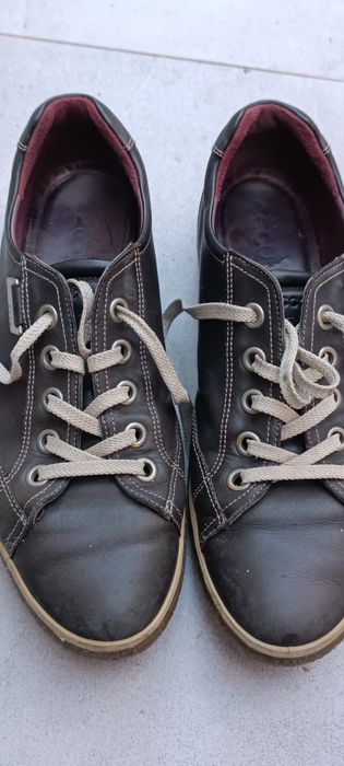 Sneakersy półbuty ze skóry Ecco