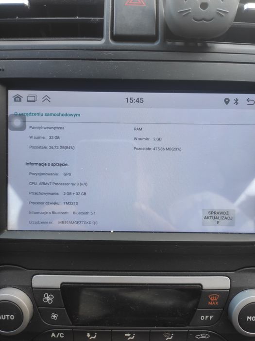 Radio samochodowe ford c max  focus dotyk android 7cali