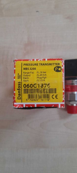 Przetwornik ciśnienia MBS 3200 Danfoss nr kat. 060G1876