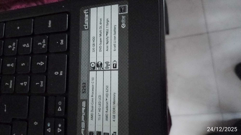 portatil Acerspire 3253