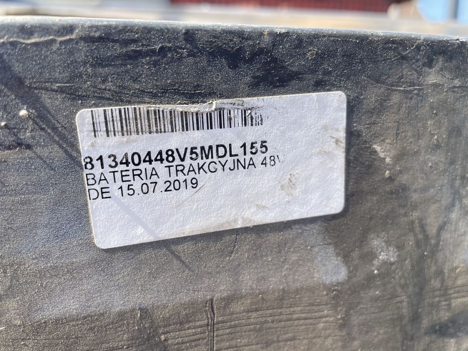Bateria trakcyjna 48V 775AH magazyn energi wozek linde