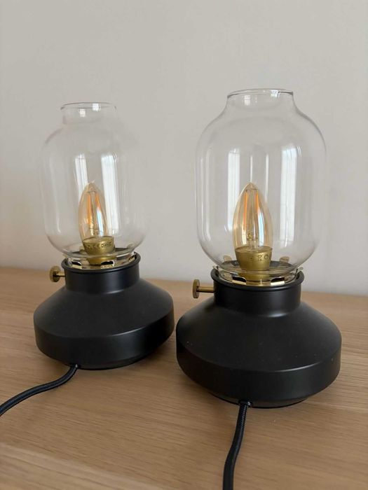 Candeeiros mesa de cabeceira em estilo vintage