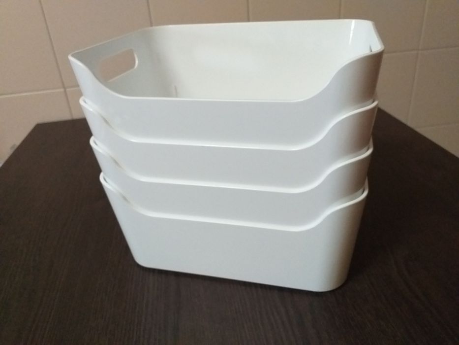 SEM USO Caixas Variera IKEA 24x17x10 alt,PREÇO UNIDADE,em mão,veja zonas