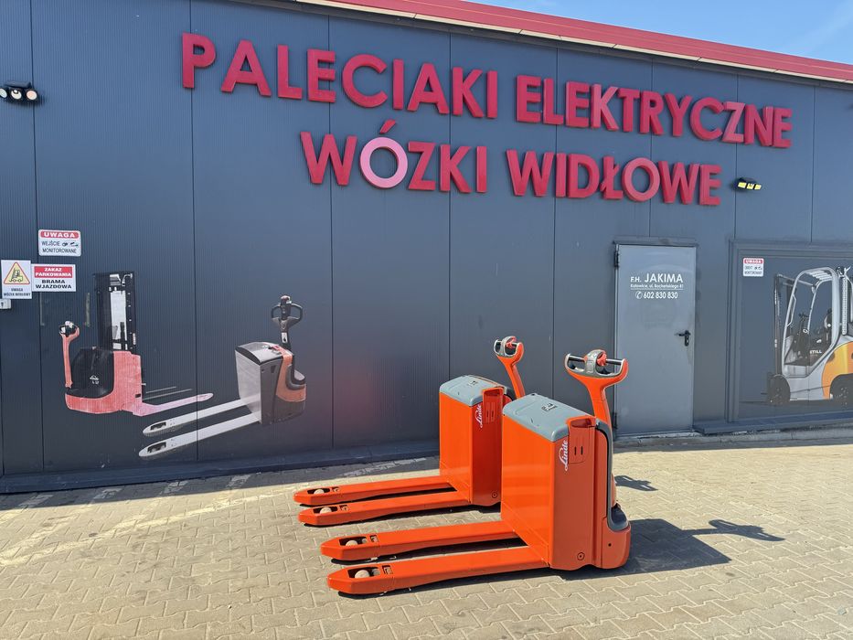 Paleciak elektryczny Linde T 16 wózek magazynowy elektryczny paleciak