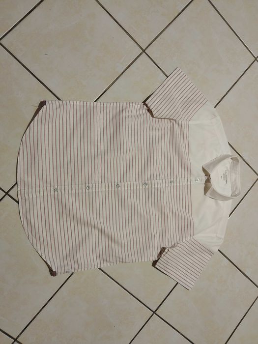 CALVIN KLEIN USA - NOWA! z LOGO Koszula Męska krótki rękaw rozmiar L