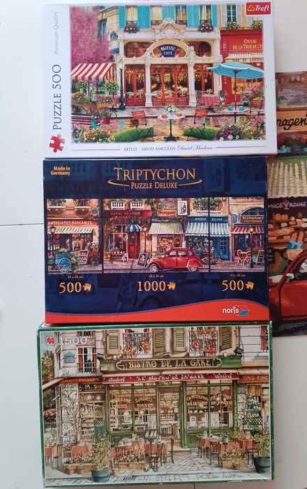 Puzzle witryny 1000 zestaw x3