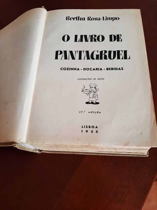 Livro Pantagruel, muito antigo 17º Edição 1955