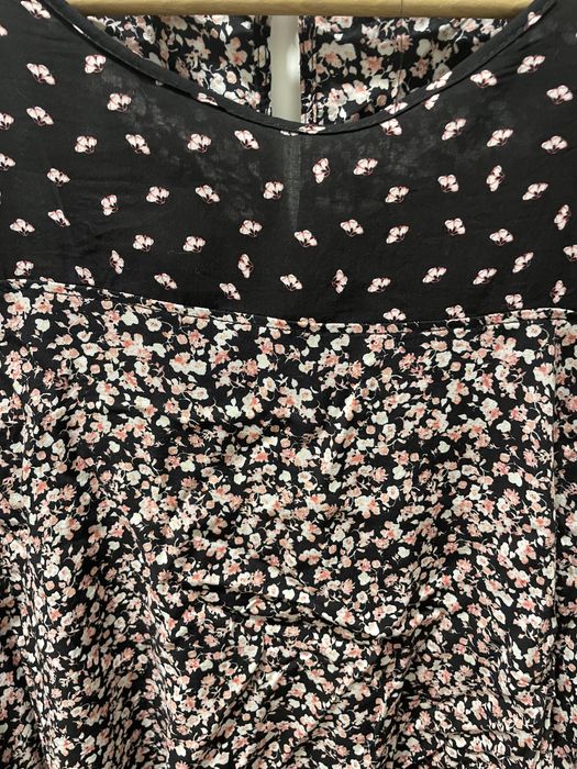 Camisa Berska L preto e rosa