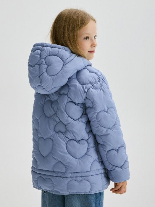 Куртка девочке стеганная осень с капюшоном 158-164р Reserved