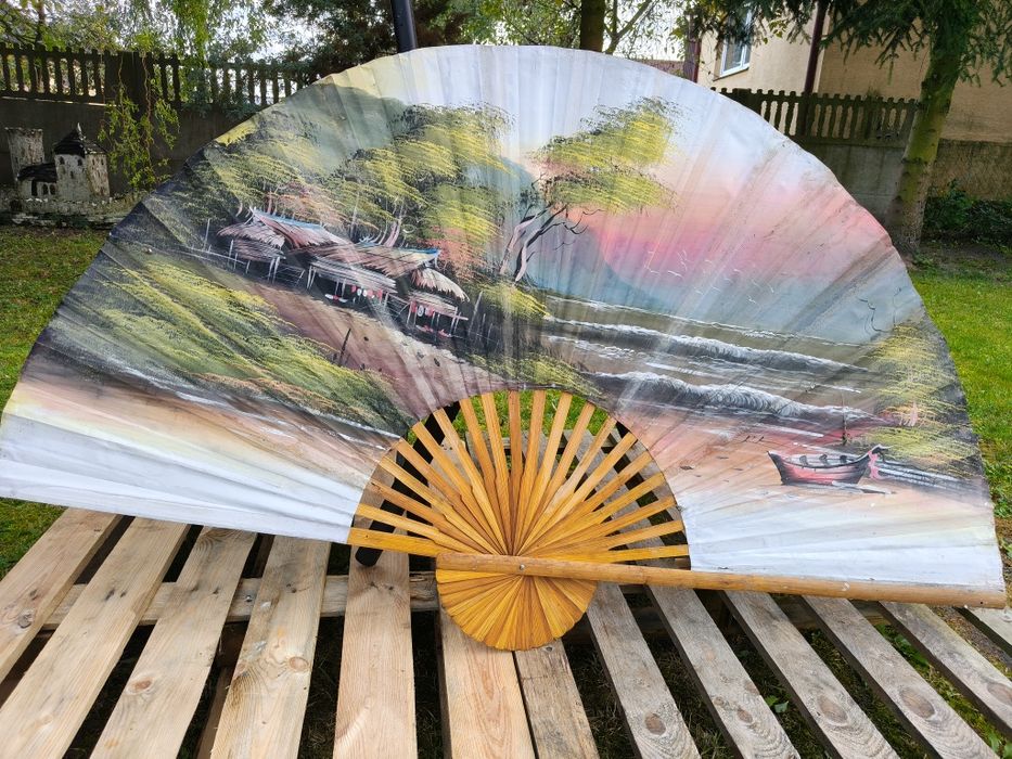 Wielki wachlarz 90x150  OGI, Japoński wachlarz ścienny