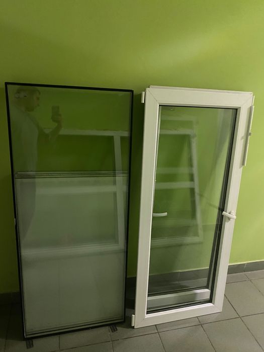 Французький віконний блок на балкон профіль 60мм. WDS